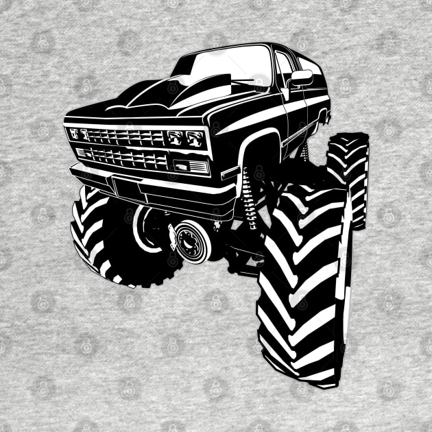 Cartoon monster truck by Mechanik